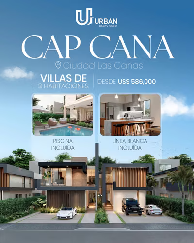 Villas de 3 Habitaciones en Cap Cana - Imagen 2