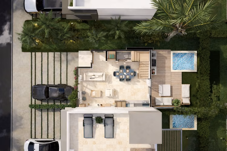 VILLAS DE 2 HABITACIONES EN RESIDENCIAL BAVARO PUNTA CANA - Imagen 4