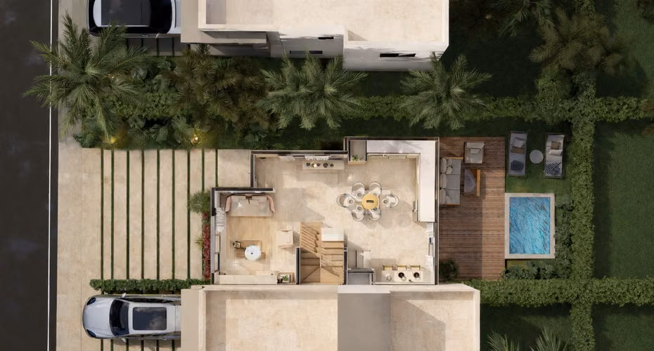 VILLAS DE  3 HABITACIONES EN EL RESIDENCIAL BAVARO PUNTA CANA - Imagen 6