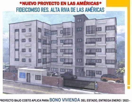 Residencial alta riva, las americas, apartamento de bajo costo, a estrenar - Imagen 2