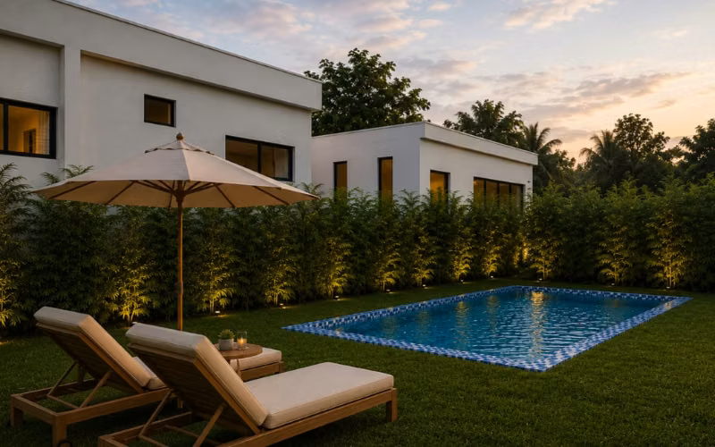 VILLAS DE 2 HABITACIONES EN PUEBLO BAVARO - Imagen 3