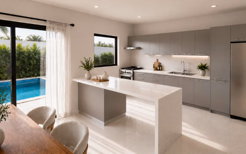 VILLAS DE 2 HABITACIONES EN PUEBLO BAVARO - Imagen 4