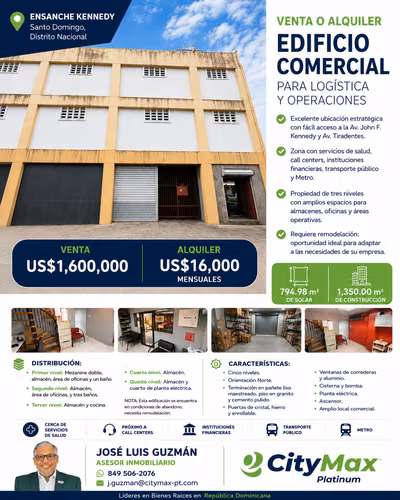 OPORTUNIDAD DE INVERSIÓN COMERCIAL EN ENSANCHE KENNEDY