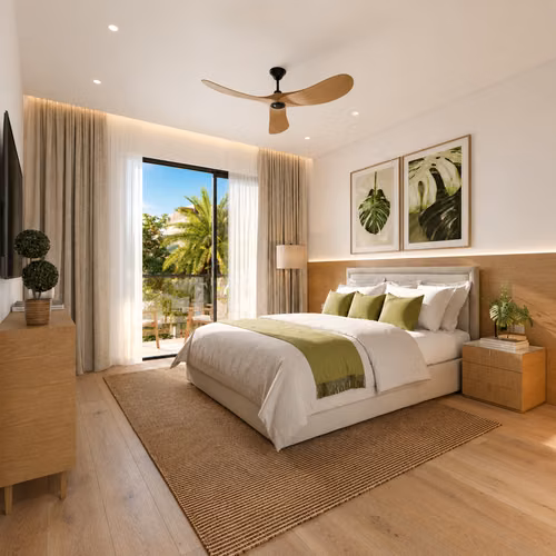 PENHOUSE DE 2 HABITACIONES EN RESIDENCIAL CERRADO EN BAVARO - Imagen 4