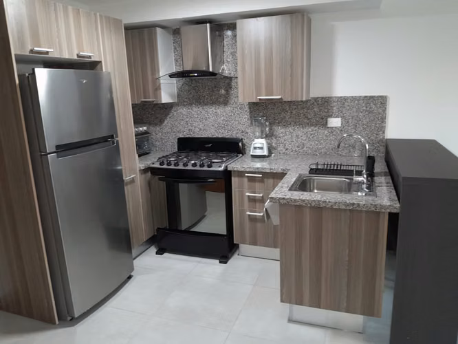 Se alquila, Apartamento 1Hab Amueblado c/Area Social Rooftop y Gym (Vergel) - Imagen 4