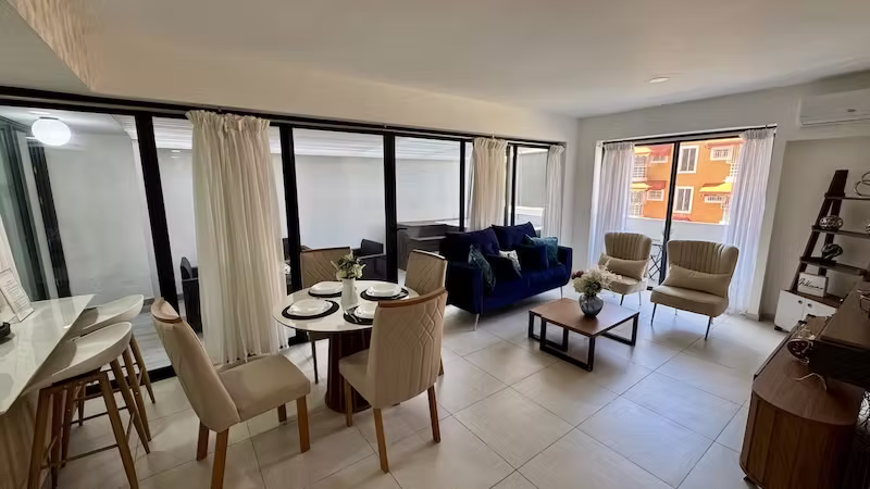 En Arroyo Hondo Viejo Apartamento en Venta Amueblado con Terraza y Jacuzzi Propio. - Imagen 3