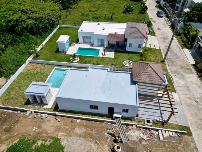 Villas en Cabarete  a 2 minutos de la playa | En plano