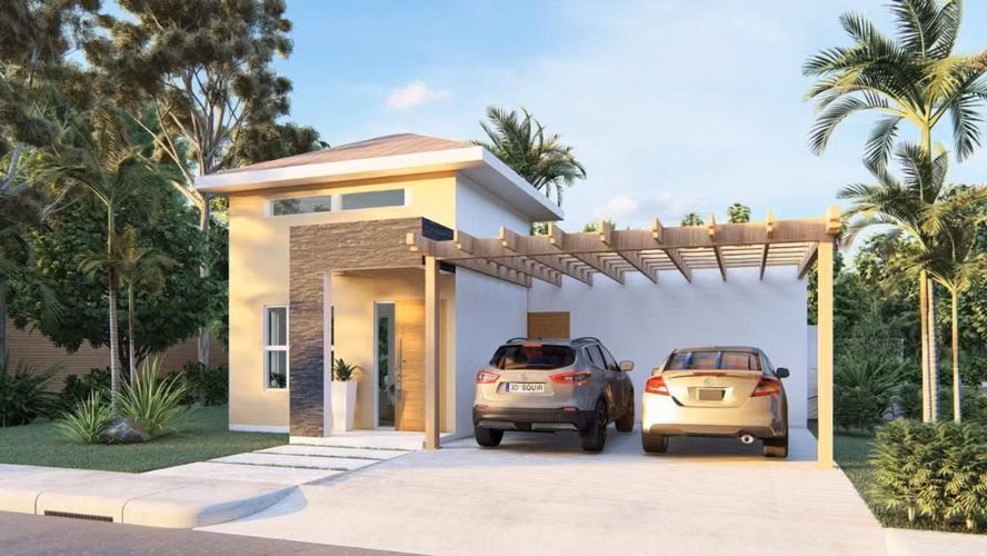 Villas en Cabarete  a 2 minutos de la playa | En plano