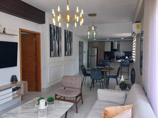Apartamento Amueblado en Alquiler Piantini - Imagen 3