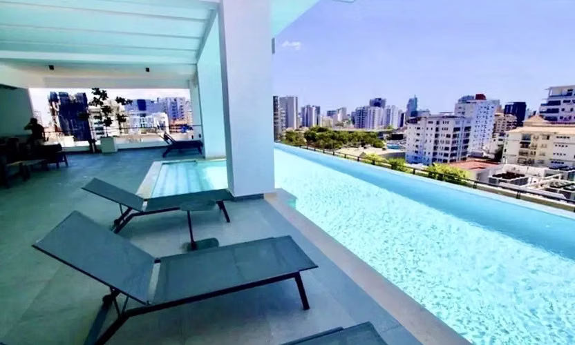 Moderno, fresco e iluminado a estrenar, 2 Habitaciones, Naco, Piscina, Gym - Imagen 2