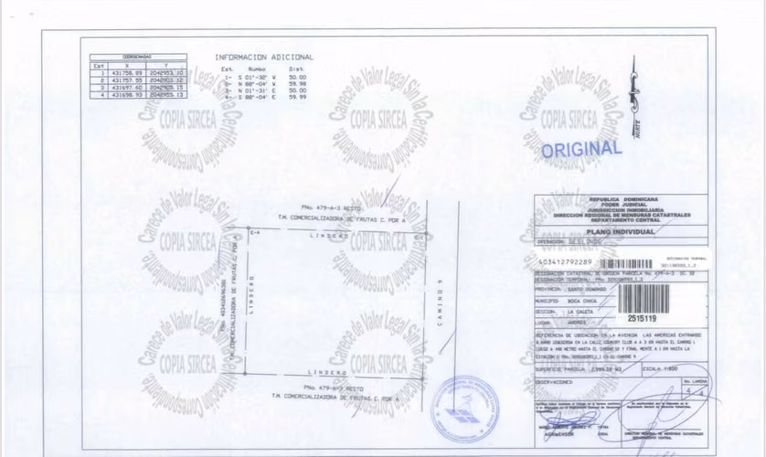 Terreno en Venta - Boca Chica - Imagen 4