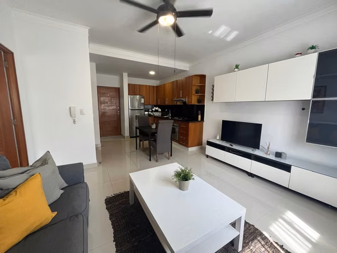 Excelente Apartamento Amueblado, 1 Habitación, Piantini - Imagen 8