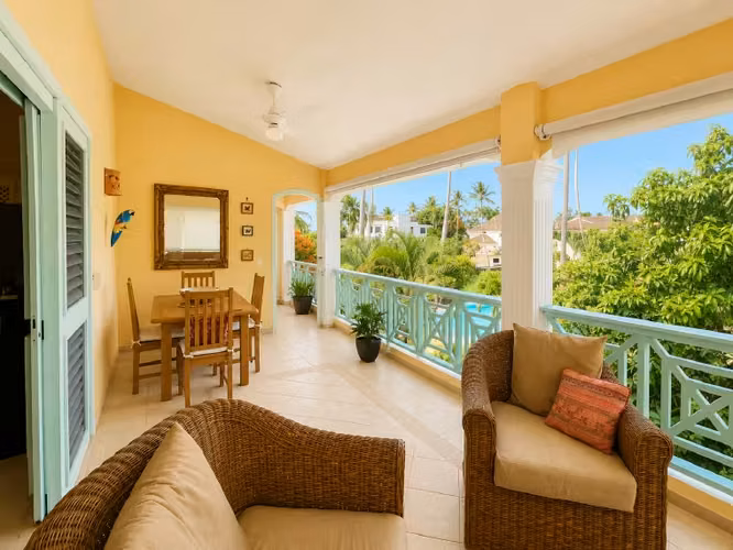 Elegante apartamento en la última planta con vistas al mar - Playa Popy, Las Terrenas