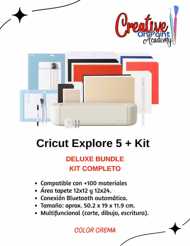 Cricut explore 5 + kit de inicio