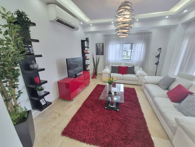 Apartamento en alquiler Piantini , 3 hab amueblado