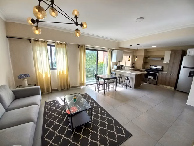 Apartamento en alquiler Serralles, 1 hab, Amoblado