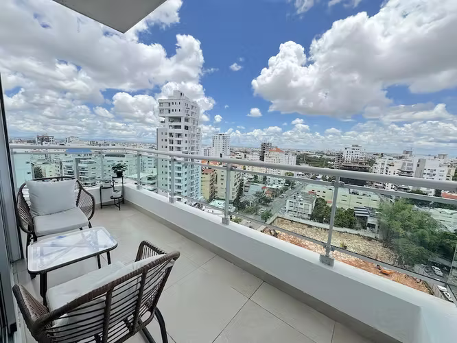 En Naco Apartamento Amueblado de Dos habitaciones US$375,000. - Imagen 3