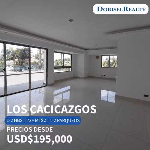 VENTA DE ESPECTACULARES APARTAMENTO EN SECTOR LOS CACICAZGOS