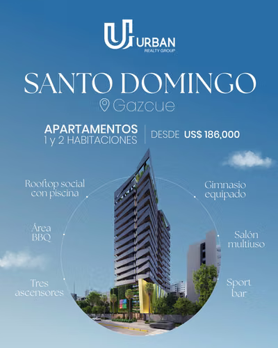APARTAMENTOS DE 1 & 2 HABITACIONES EN GAZCUE - Imagen 2