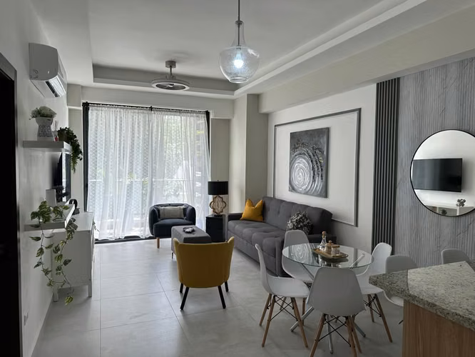 Apartamento En Alquiler De 1 Habitación Y 1 Baño En Naco