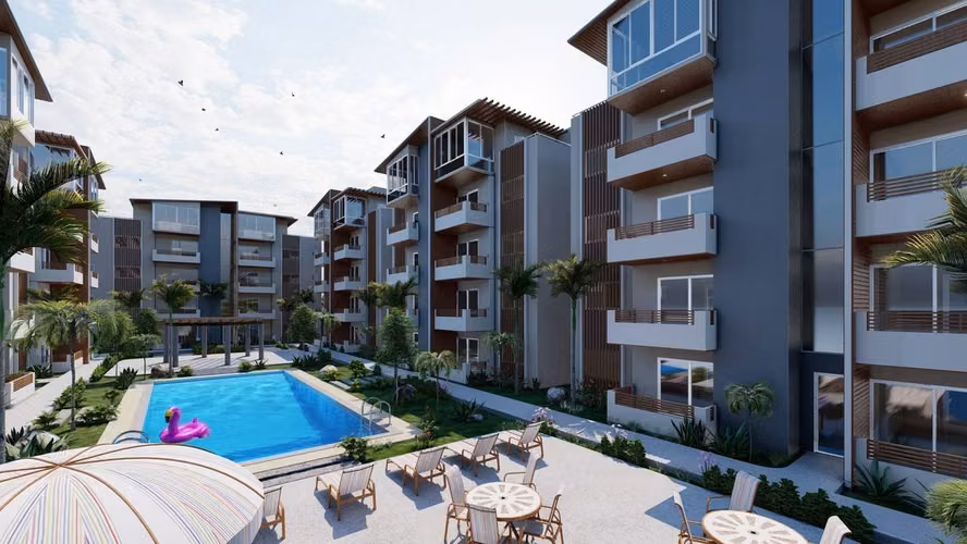 Apartamentos tipo condo hotel ubicados en BOCA CHICA, con Garantía Fiduciaria - Imagen 4