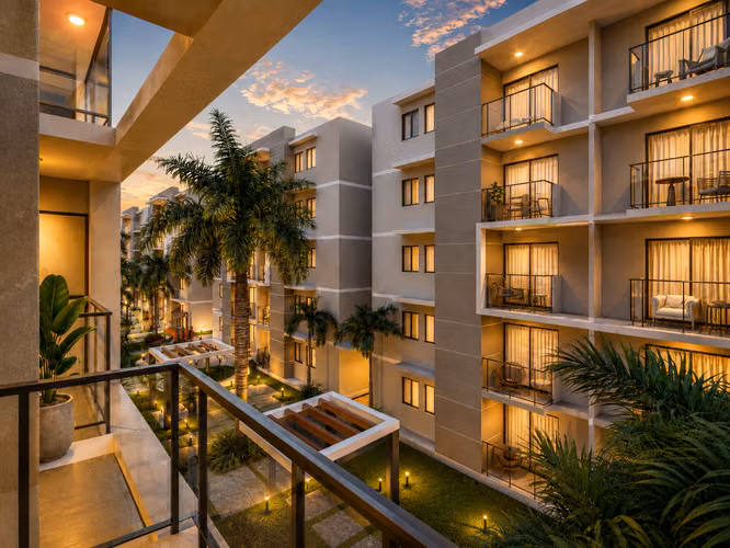APARTAMENTOS DE 3 HABITACIONES EN PUEBLO BAVARO CON LINEA BLANCA INCLUIDA