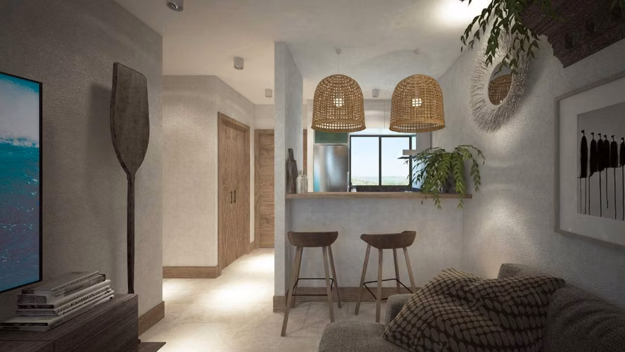 Apartamentos desde 47.20 M2 hasta 67.90 M2 de construcción