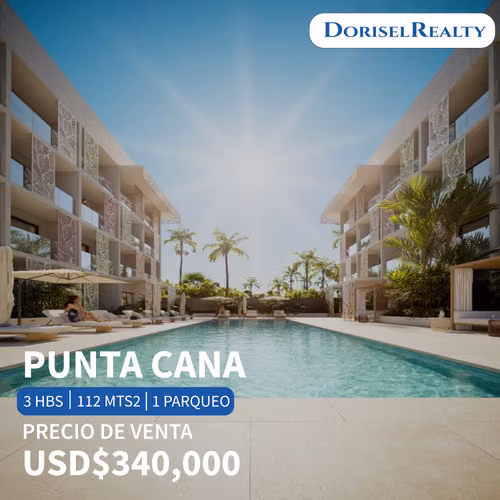 VENTA DE APARTAMENTO ULTIMA UNIDAD EN EL CORTECITO PUNTA CANA