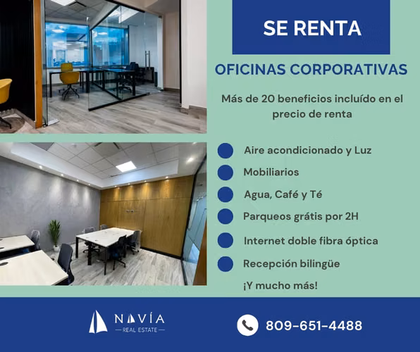 Alquiler de oficinas corporativa