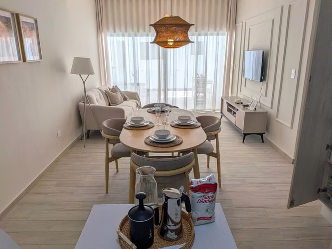Apartamento amueblado en renta con Piscina en Bávaro, Punta Cana - Imagen 3