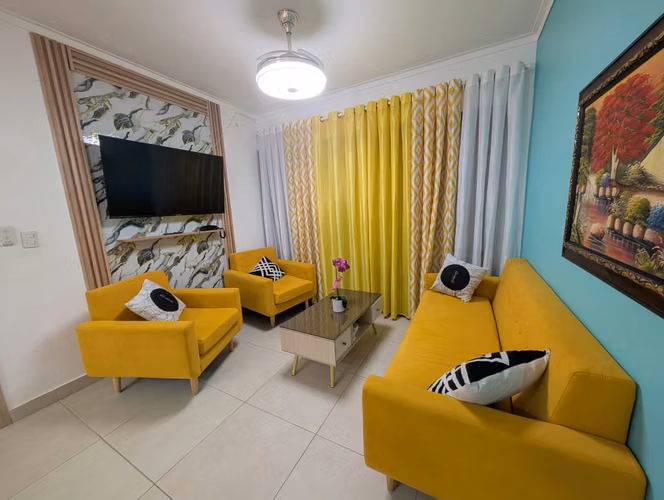 Apartamento 3 Hab. Amueblado en 1er Piso con Patio Privado | Residencial JT1 - Imagen 2