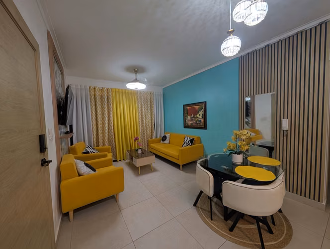 Apartamento 3 Hab. Amueblado en 1er Piso con Patio Privado | Residencial JT1 - Imagen 3