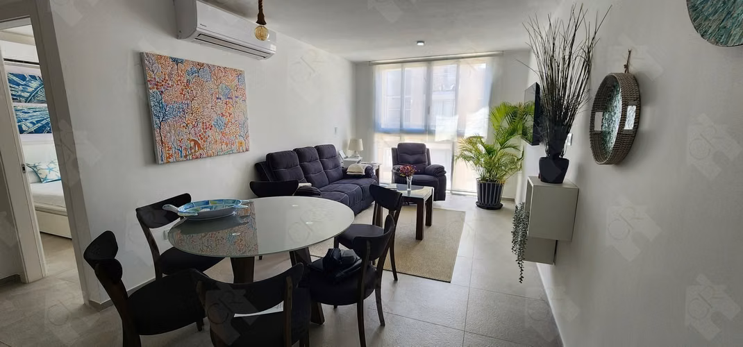 Pent house amueblado en playa nueva romana, 2 habitaciones, en primera linea de playa
