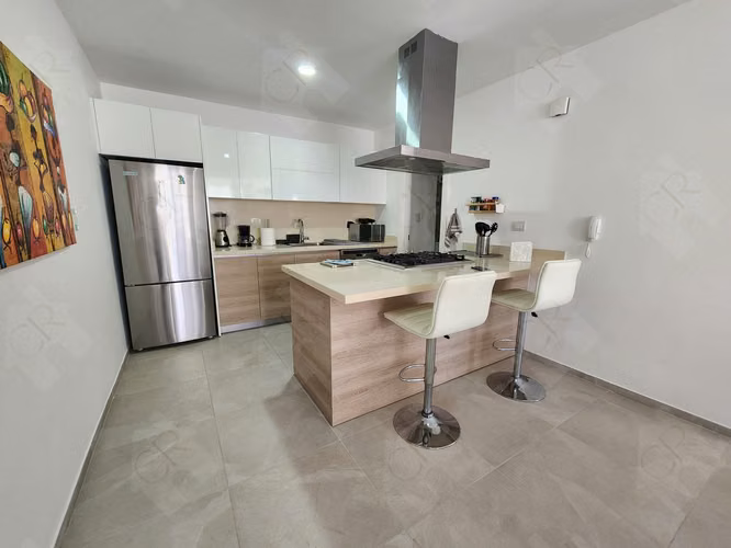 Pent house amueblado en playa nueva romana, 2 habitaciones, en primera linea de playa