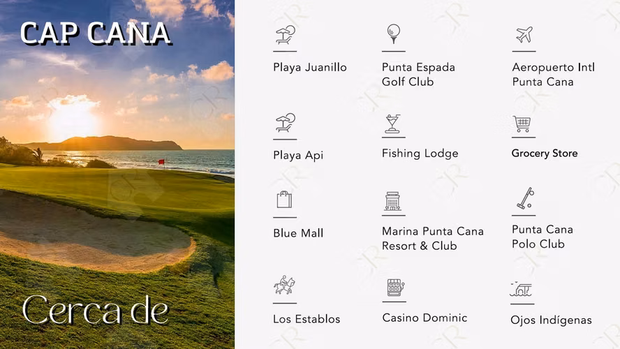 Villa de 6 habitaciones en Cap Cana con vista al campo de golf - Imagen 8