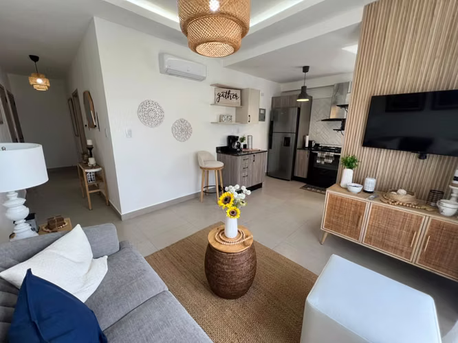 VENDO APARTAMENTO AMOBLADO EN BELLA VISTA