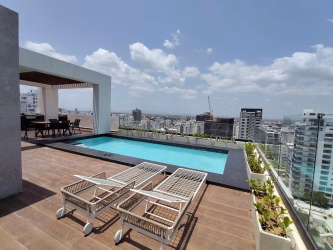 Apartamento amueblado en venta, en Ensanche Naco 2 habitaciones - Imagen 3