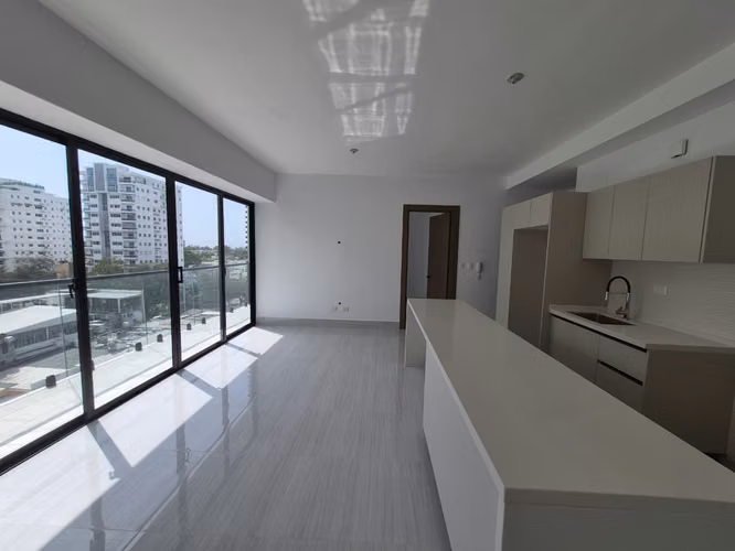 Apartamento en alquiler Bella vista, 2 hab 2 parqueos