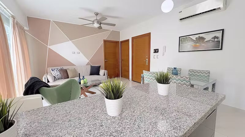 Oportunidad en Piantini. Apartamento amueblado de Una Habitación. US$150,000 - Imagen 8