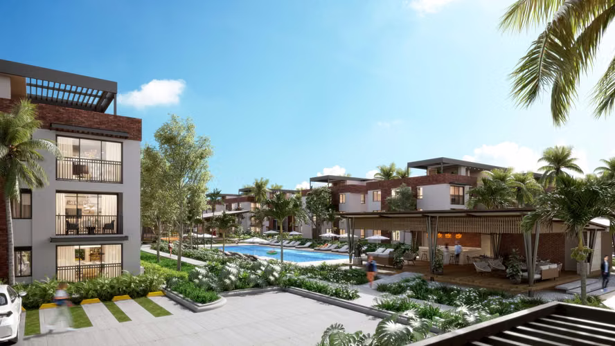 APARTAMENTOS DE 2 HABITACIONES EN  PUNTA CANA - Imagen 12