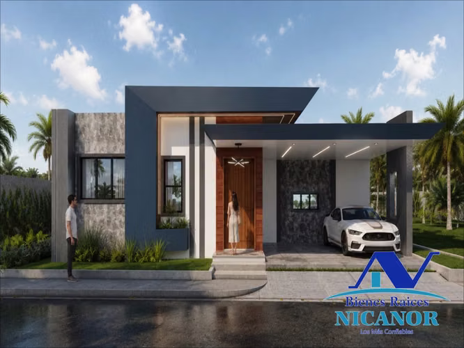 Casa con terminacion de primera en puerto plata