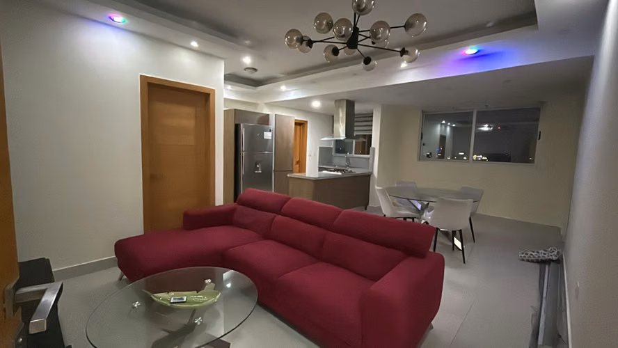 Apartamento Amueblado La Esperilla, 2 Habitaciones, Piscina, Gym, Cancha