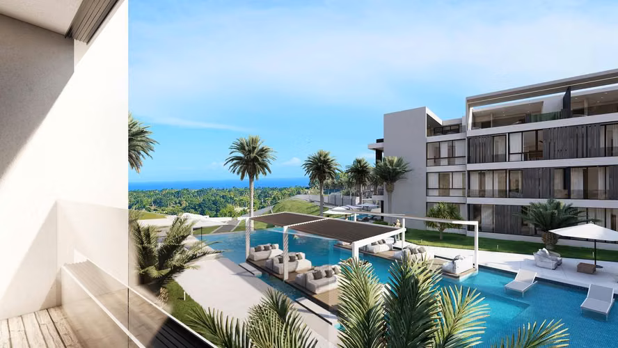Apartamentos con vista al mar en Cabrera