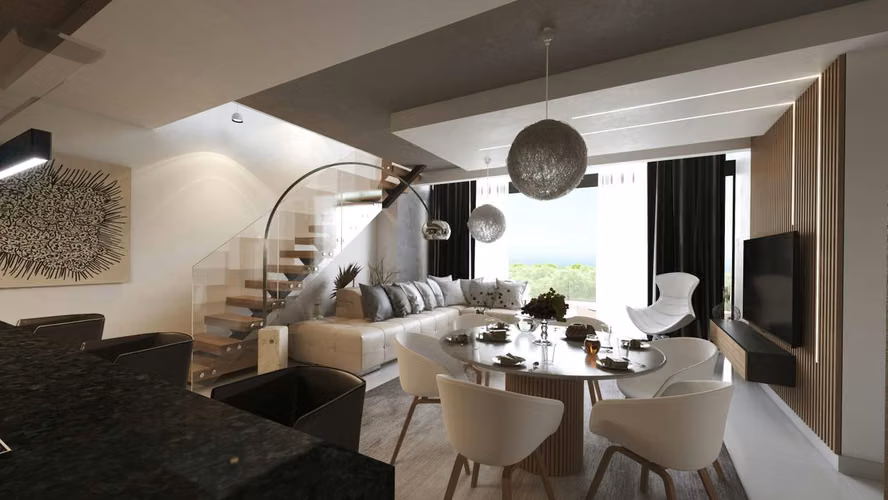 Apartamentos con vista al mar en Cabrera