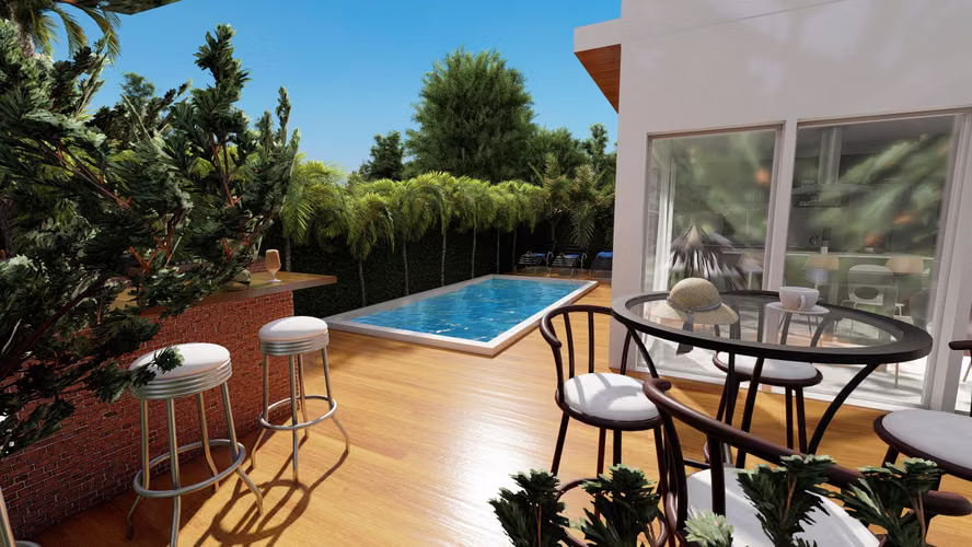 Villas en Punta Cana de 2 habitaciones us$ 149,500