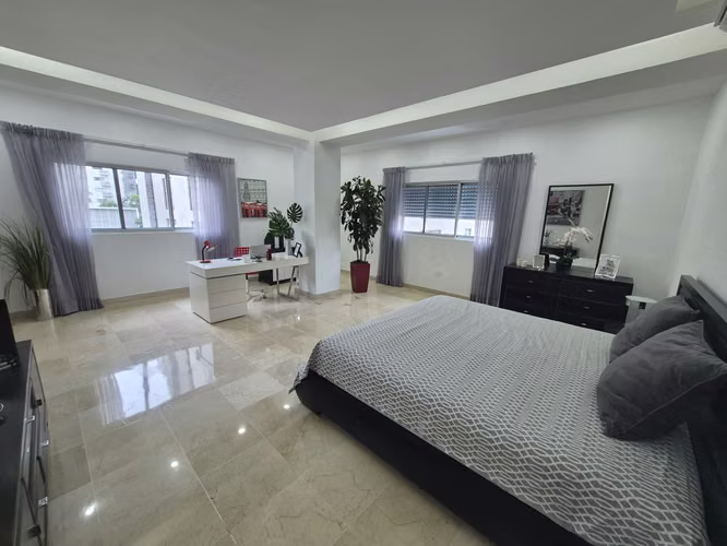 Apartamento en alquiler Piantini, 3 hab amueblado - Imagen 12
