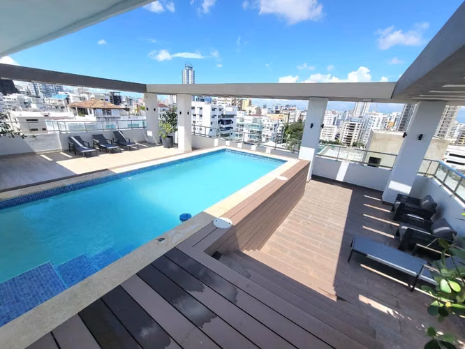 Alquiler de Apartamento de 1 Habitacion Amueblado en Naco 
