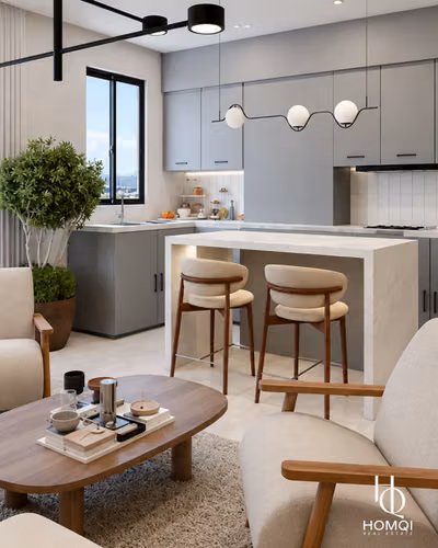Apartamento de 2 habitaciones con balcón y gimnasio en VICTLAN TOWER, Santiago