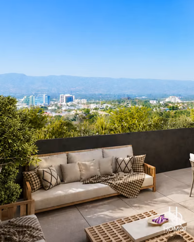 Apartamento de 2 habitaciones con balcón y gimnasio en VICTLAN TOWER, Santiago