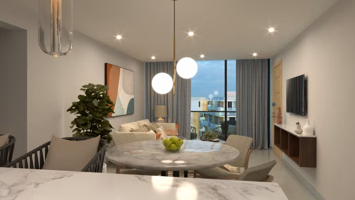 VENTA DE APARTAMENTOS EN PROYECTO CERRADO EN GURABO - Imagen 4